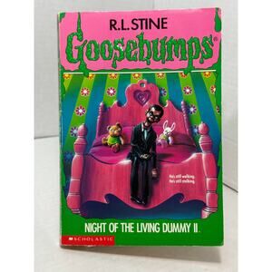 Goosebumps 1st edition #31 Night of the Living Dummy II 1995 VTG
